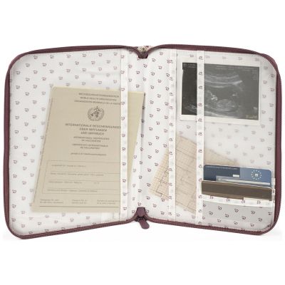 Protège carnet de santé Cherry Rayé