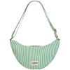 Sac banane Andrea Rayures Fines Vert Hindbag Produit 1