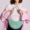 Sac banane Andrea Rayures Fines Vert Hindbag Ambiance 5