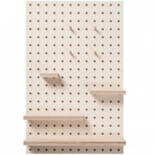 Panneau perforé pegboard rectangle (60 x 39 cm)  par Little Anana