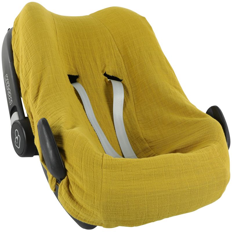 Housse été pour siège auto Pebble Bliss Mustard Trixie