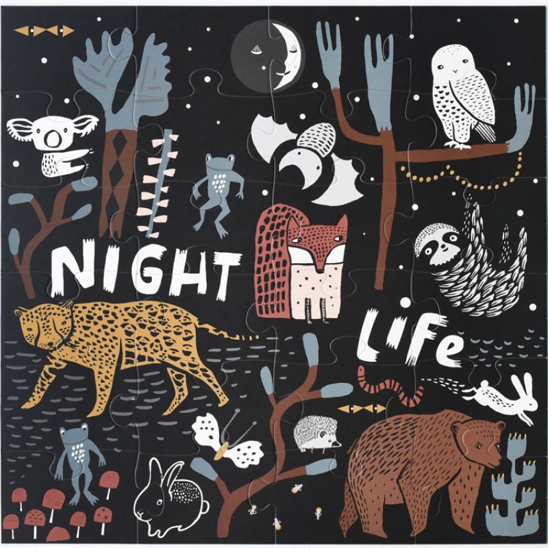 Puzzle géant Night Life (24 pièces) Wee Gallery