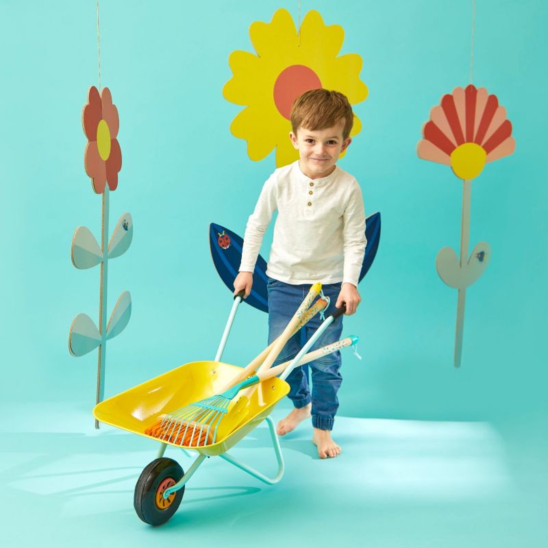 Brouette en métal Happy Garden Janod Ambiance 6