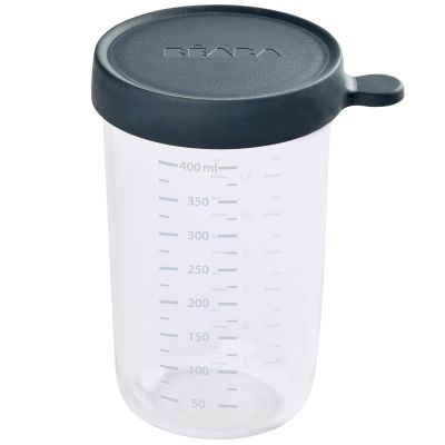 Pot de conservation en verre bleu nuit (400 ml) Béaba