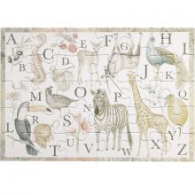 Puzzle Alphabet animaux (30 pièces)  par Cam Cam Copenhagen