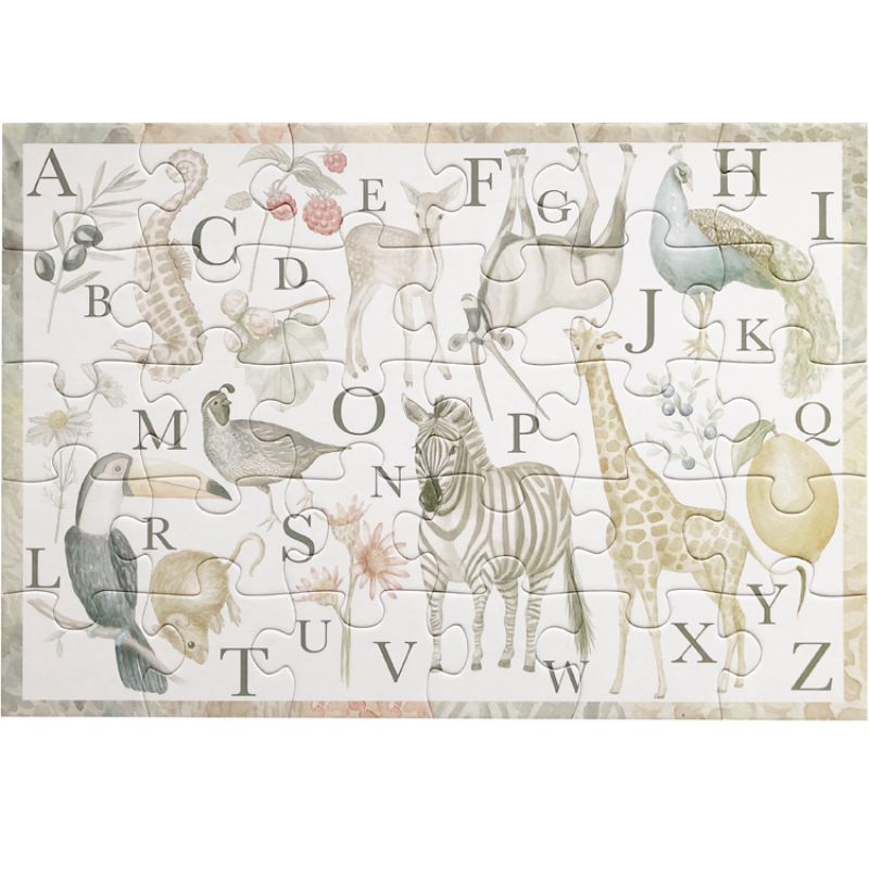 Puzzle Alphabet animaux (30 pièces) Cam Cam Copenhagen