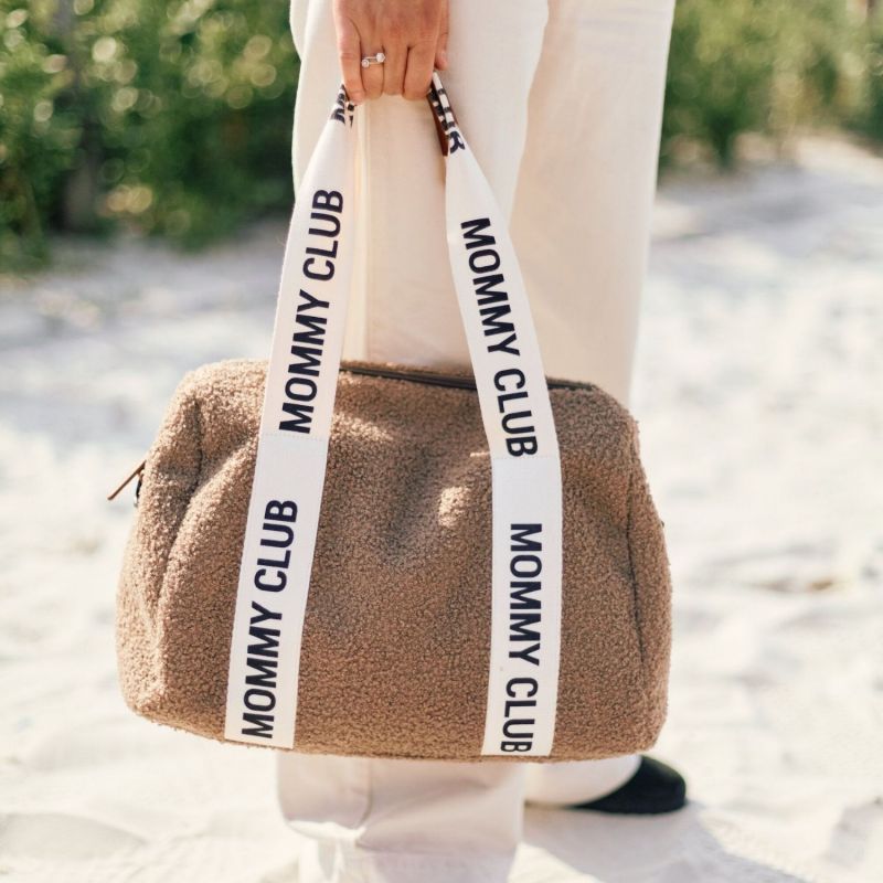 Sac à langer Mommy Club Signature Teddy Soft Brown Childhome Ambiance 3