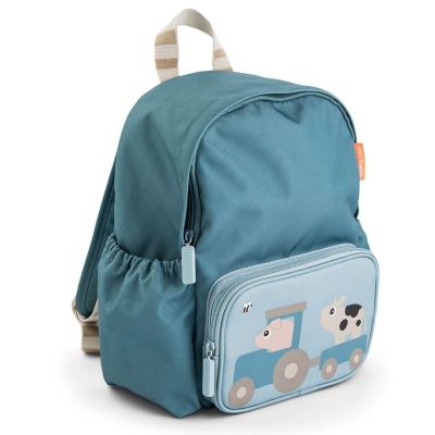Sac à dos enfant Tiny farm Bleu