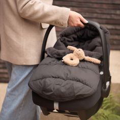 Nid d'ange passe sangle Puffed Black (groupe 0+)