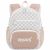 Variation Bleu gris, blanc du produit Sac à dos bébé Milo ecume (29 x 22 cm) de la marque Zakuw