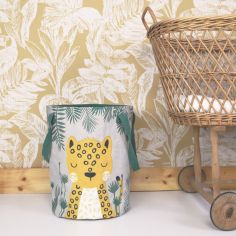 Sac à jouets léopard Sören (30 x 40 cm)