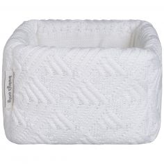 Panier de toilette Sierra Blanc Cassé (18 x 18 cm) - Baby's Only