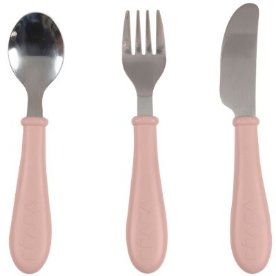 Set de 3 couverts inox Barbe à papa