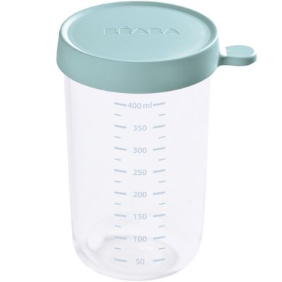 Pot de conservation en verre vert eucalyptus (400 ml) Béaba