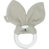 Anneau de dentition en silicone Bunny Ears Olive Green