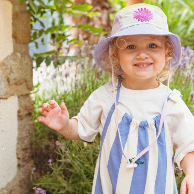 Chapeau anti-UV Camper Fun Fleur Jaune (2-4 ans)