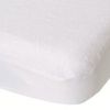 Lot alèse et drap housse blanc (60 x 120 cm) Domiva Produit 2