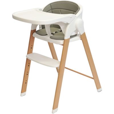 Chaise haute évolutive Grow With Me Pure white - Reconditionné Bo Jungle