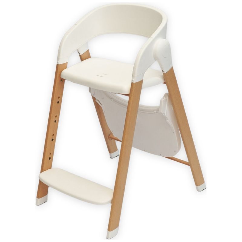 Chaise haute évolutive Grow With Me Pure white - Reconditionné Bo Jungle Produit 9