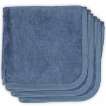 Lot de 3 essuie-mains bleu (30 x 30 cm)  par Jollein