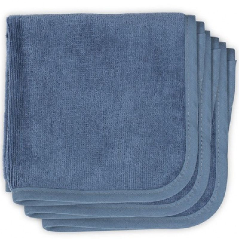 Lot de 3 essuie-mains bleu (30 x 30 cm) Jollein