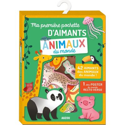 Ma pochette d'aimants Animaux du monde  par Auzou Editions