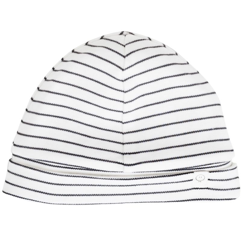 Bonnet en coton et bambou rayé (3-6 mois) MORI