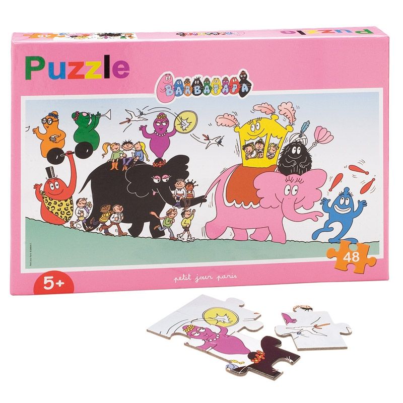 Puzzle Barbapapa 48 pièces Petit Jour Paris
