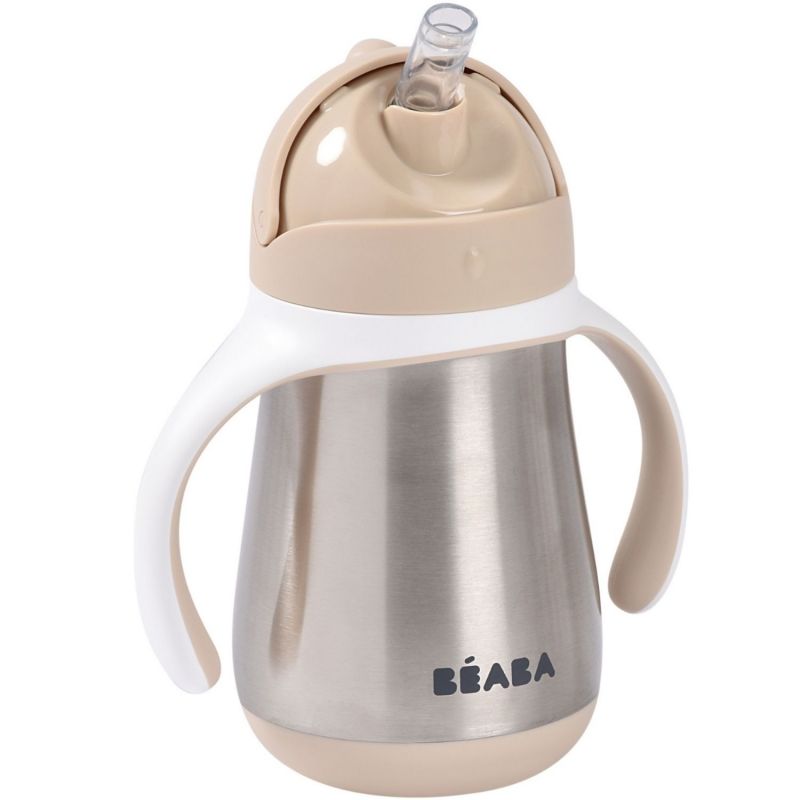 Tasse d'apprentissage avec paille en Inox Argile (250 ml) Béaba Produit 3