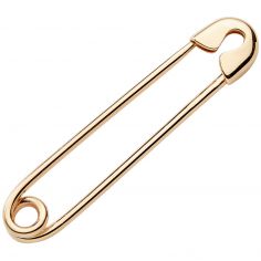 Epingle à nourrice bébé (or jaune 9 carats) - Baby bijoux