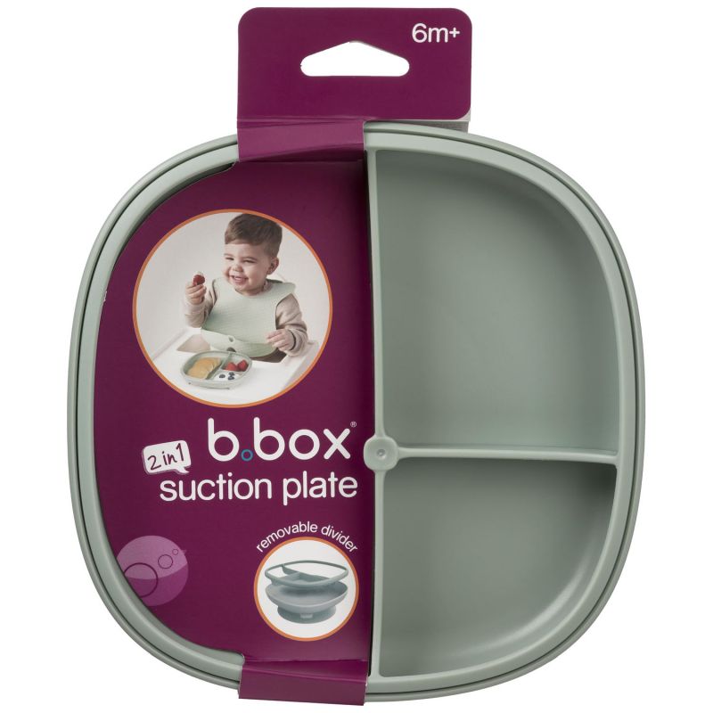 Assiette compartimentée 2 en 1 Sage B.Box Packaging 9