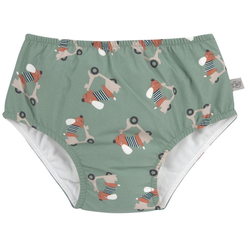 Maillot de bain couche Scooter et Chien vert (3-6 mois) Lässig Produit 1