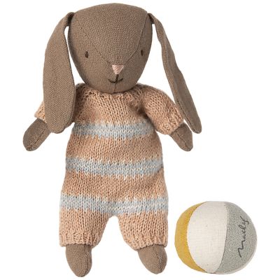 Coffret lapin Bunny Micro Marron Rose poudré Maileg