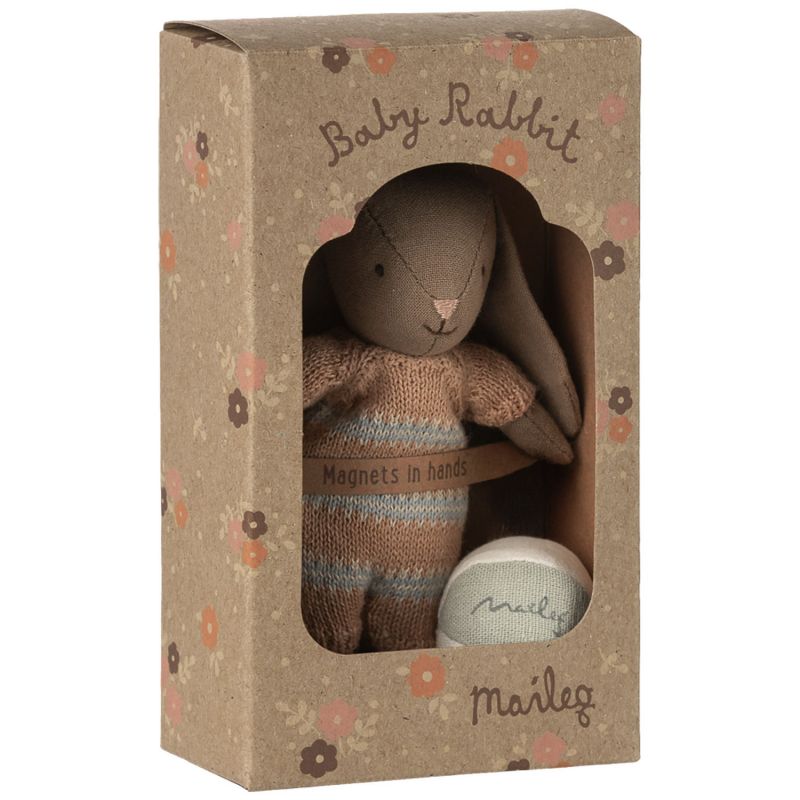 Coffret lapin Bunny Micro Marron Rose poudré Maileg Packaging 3