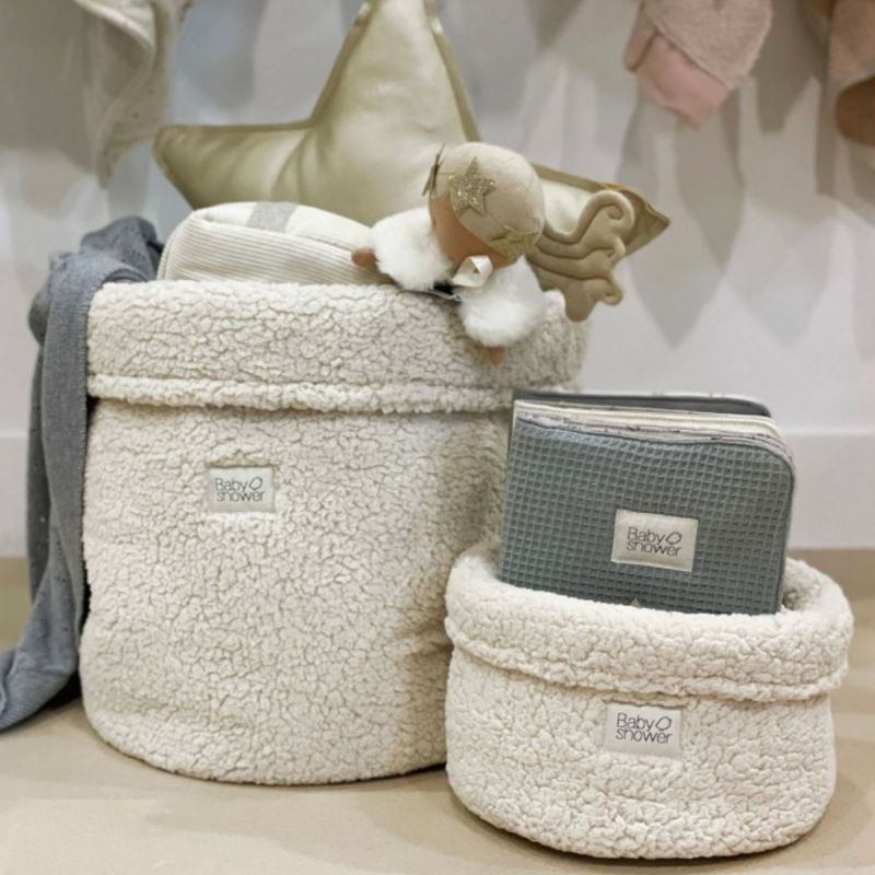 Panier de toilette Mouton (18 cm) Babyshower Ambiance 2