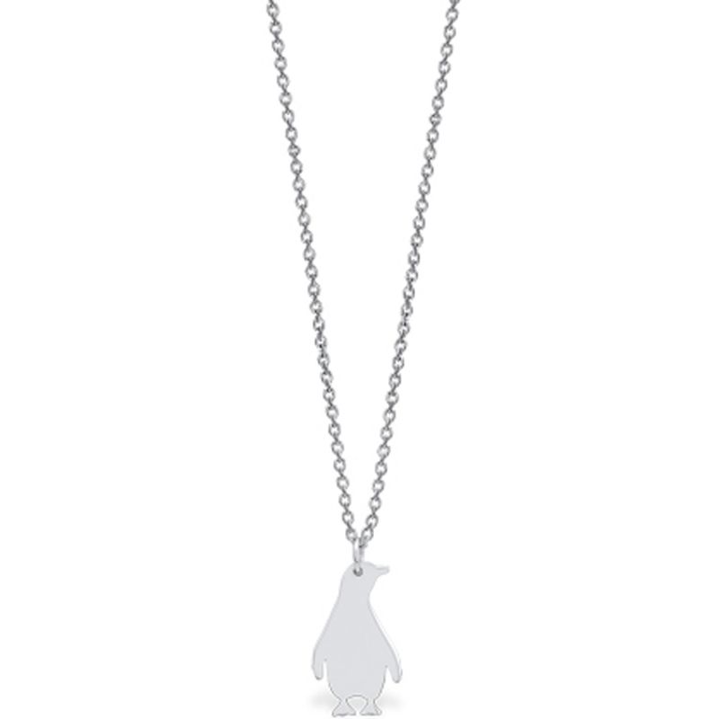 Collier Nature pingouin (argent 925°) Coquine