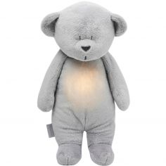 Peluche veilleuse Ours douceur gris - Moonie