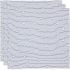 Lot de 3 langes en coton Miffy Stripe Navy (70 x 70 cm) - Jollein