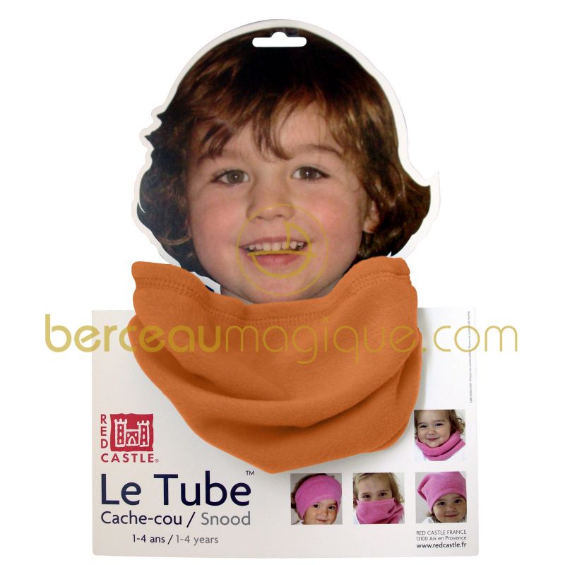 Cache-cou Tube polaire orange Red Castle