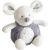 Variation Blanc, gris du produit Veilleuse musicale peluche souris (20 cm) de la marque Doudou et Compagnie