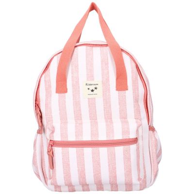 Sac à dos enfant à anses Rayures roses