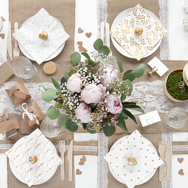 Chemin de table en jute - Reconditionné Party Deco Produit 3