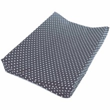 Housse de matelas à langer gris avec étoiles (46 x 68 cm)  par Cottonbaby