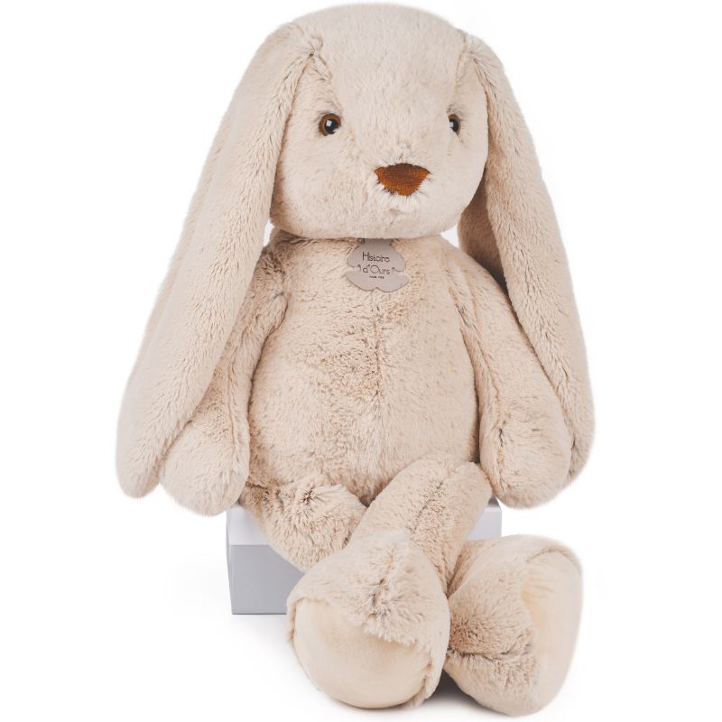 Peluche Lapin Copains câlins beige (70 cm) Histoire d'Ours