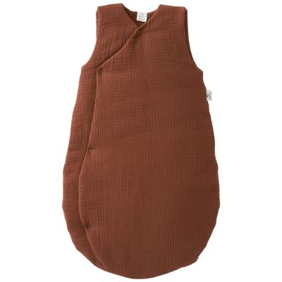 Gigoteuse forme kimono double gaze toffee (6-18 mois)