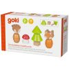 Blocs à visser en bois Amis de la forêt (14 pièces) Goki Packaging 4