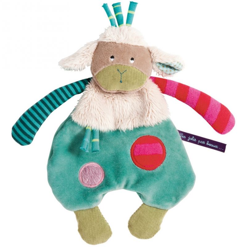 Doudou Mouton Les Jolis pas Beaux (24 cm) Moulin Roty