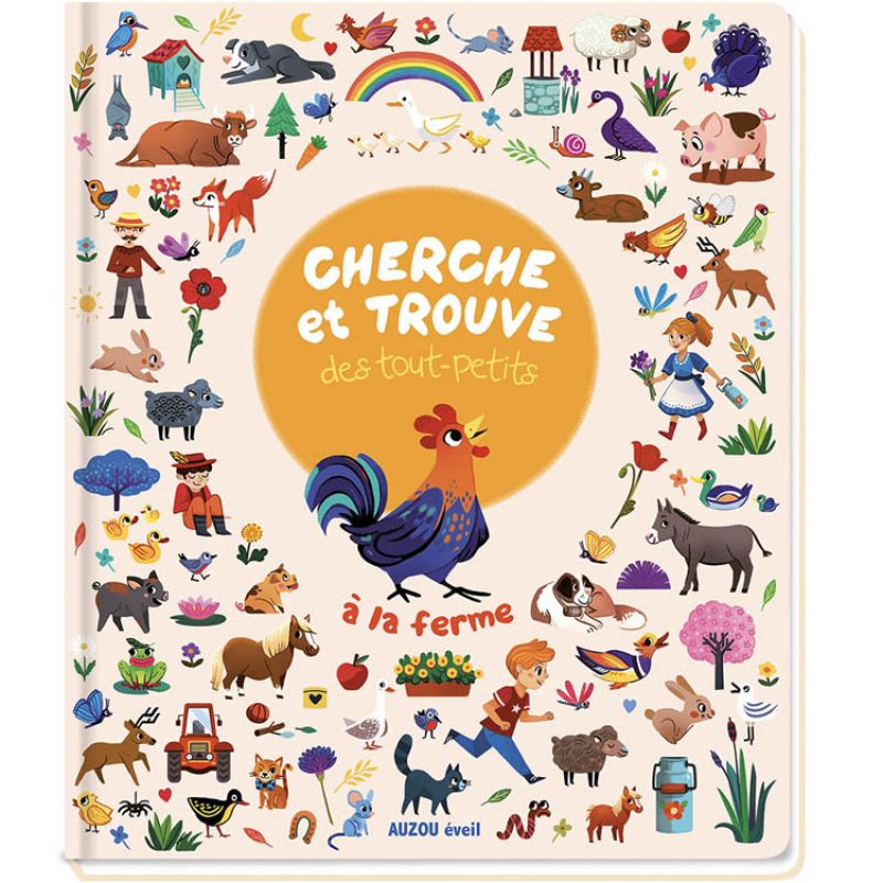 Livre Cherche et trouve des tout-petits A la ferme Auzou Editions Produit 1