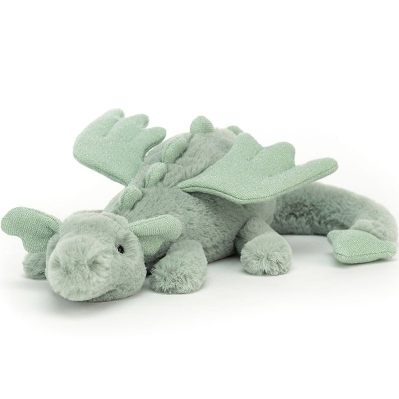 Peluche Scrumptious dragon sage (30 cm) Jellycat
