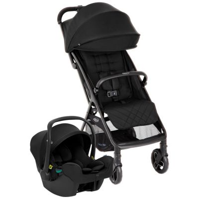 Poussette de voyage légère MYAVO Midnight avec siège-auto SnugLite i-Size